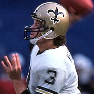 Bobby Hebert with the New Orleans Saints