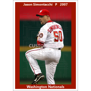 Washington Nationals baseball card